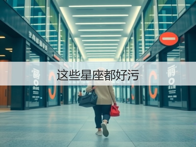 这些星座都好污