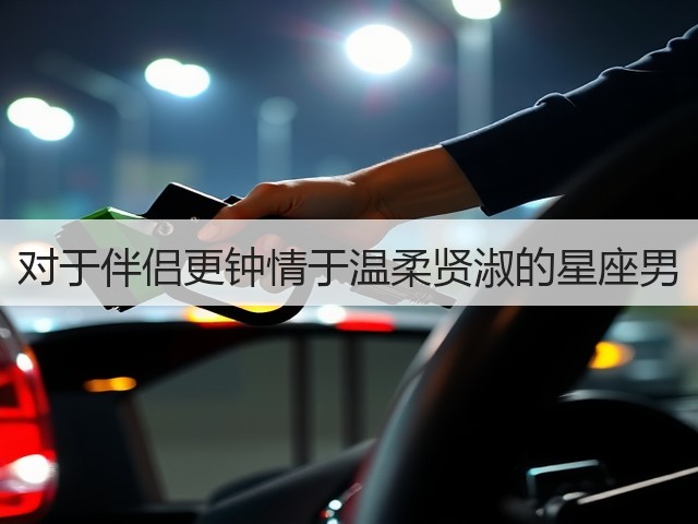 对于伴侣更钟情于温柔贤淑的星座男(图1) 对于伴侣更钟情于温柔贤淑的星座男(图1)