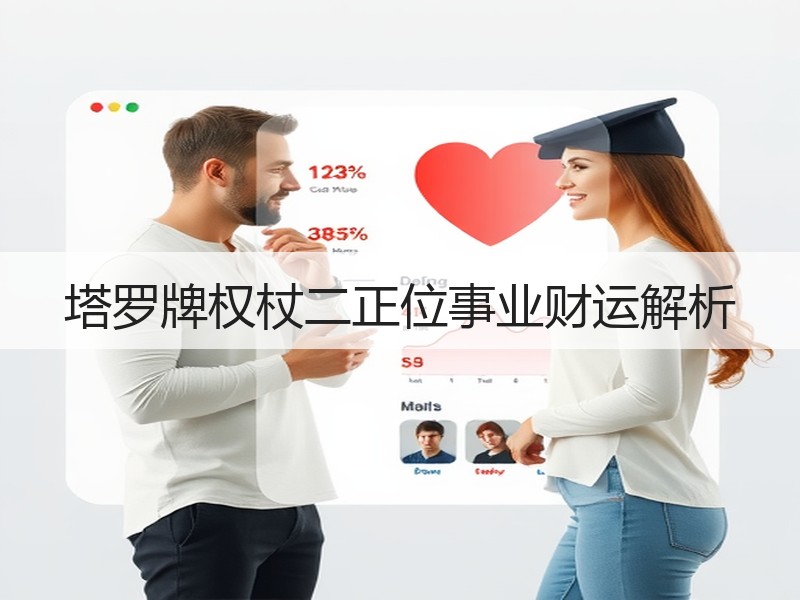 塔罗牌权杖二正位事业财运解析