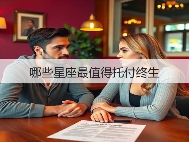 哪些星座最值得托付终生(图2) 哪些星座最值得托付终生(图2)