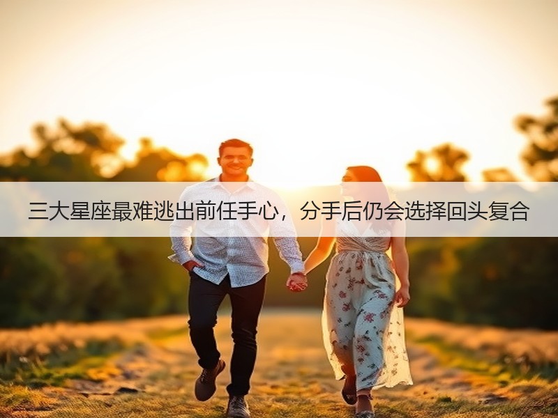 三大星座最难逃出前任手心，分手后仍会选择回头复合