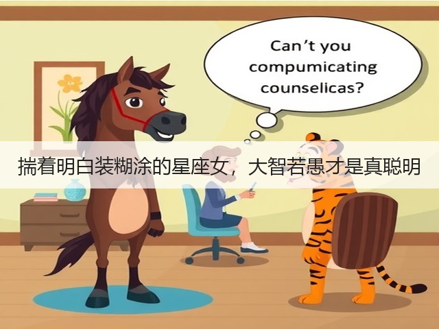 揣着明白装糊涂的星座女，大智若愚才是真聪明(图3)