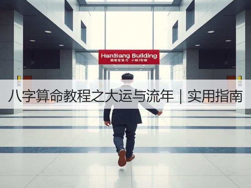 八字算命教程之大运与流年｜实用指南