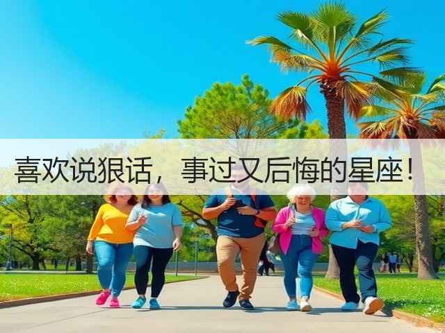 喜欢说狠话,事过又后悔的星座!(图2) 喜欢说狠话,事过又后悔的星座!(图2)