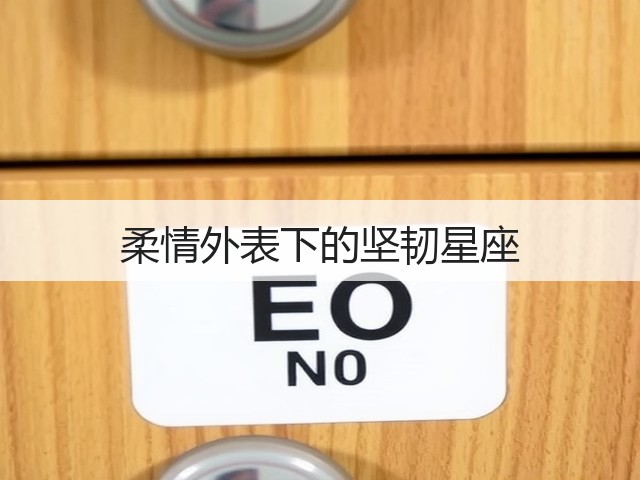 柔情外表下的坚韧星座(图1) 柔情外表下的坚韧星座(图1)