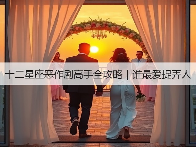 十二星座恶作剧高手全攻略｜谁最爱捉弄人(图1)
