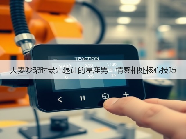夫妻吵架时最先退让的星座男｜情感相处核心技巧(图1)