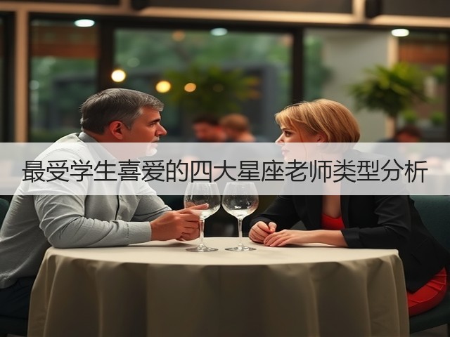 最受学生喜爱的四大星座老师类型分析(图2) 最受学生喜爱的四大星座老师类型分析(图2)