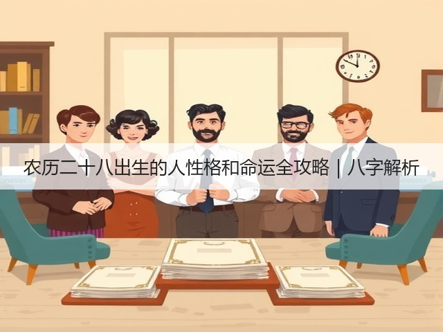 农历二十八出生的人性格和命运全攻略|八字解析(图1) 农历二十八出生的人性格和命运全攻略|八字解析(图1)