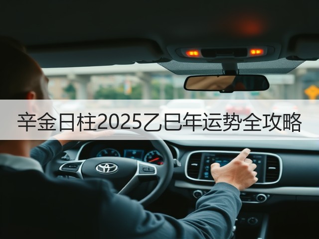 辛金日柱2025乙巳年运势全攻略(图1)