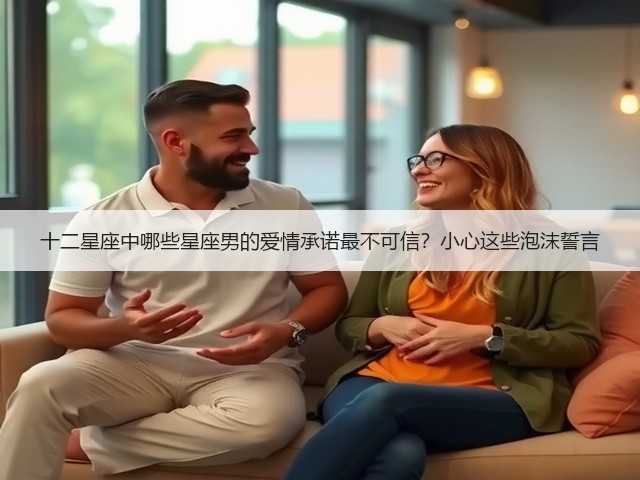 十二星座中哪些星座男的爱情承诺最不可信？小心这些泡沫誓言(图2)