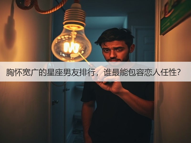 胸怀宽广的星座男友排行，谁最能包容恋人任性？