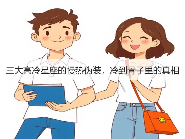 三大高冷星座的慢热伪装，冷到骨子里的真相(图1)