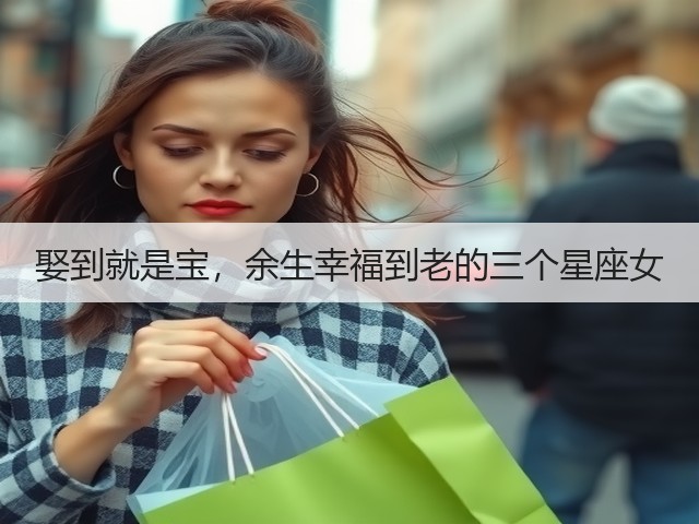 娶到就是宝，余生幸福到老的三个星座女(图1)