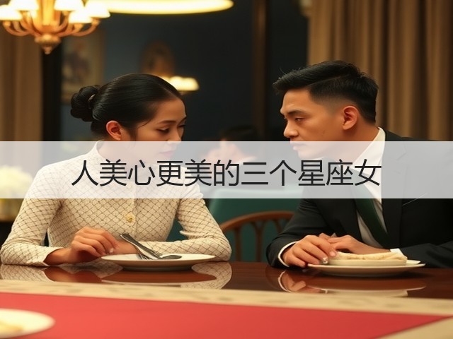 人美心更美的三个星座女(图1)
