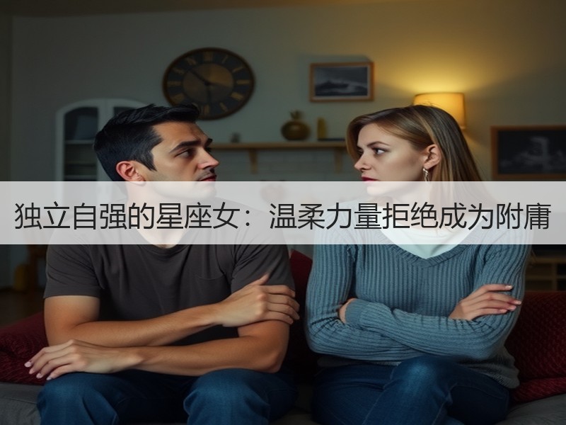 独立自强的星座女：温柔力量拒绝成为附庸