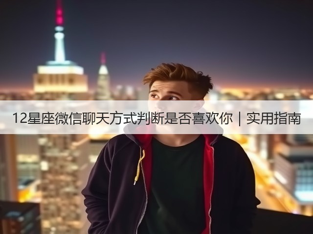 12星座微信聊天方式判断是否喜欢你|实用指南(图2) 12星座微信聊天方式判断是否喜欢你|实用指南(图2)