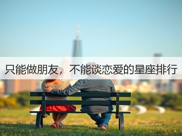 只能做朋友，不能谈恋爱的星座排行(图1)