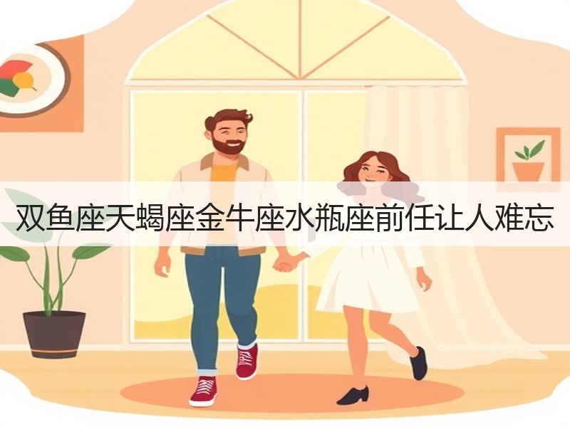 双鱼座天蝎座金牛座水瓶座前任让人难忘