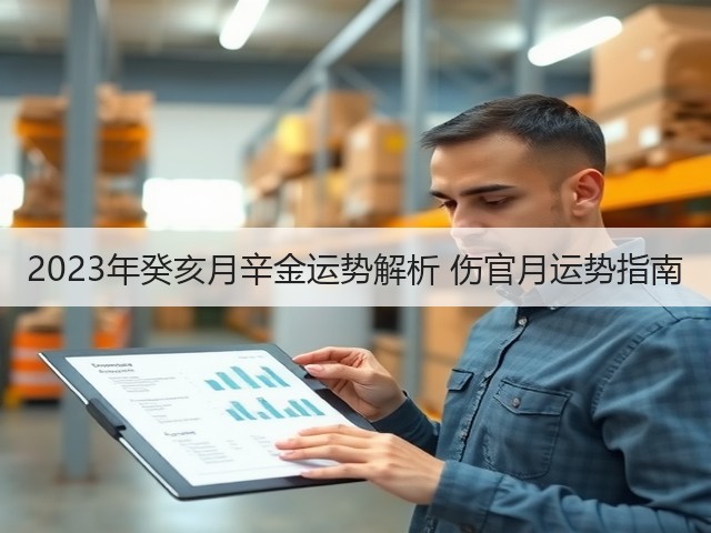 2023年癸亥月辛金运势解析 伤官月运势指南(图1) 2023年癸亥月辛金运势解析 伤官月运势指南(图1)