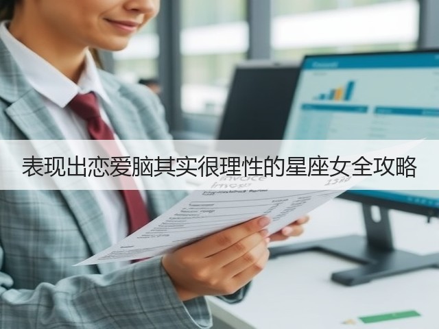表现出恋爱脑其实很理性的星座女全攻略(图1) 表现出恋爱脑其实很理性的星座女全攻略(图1)