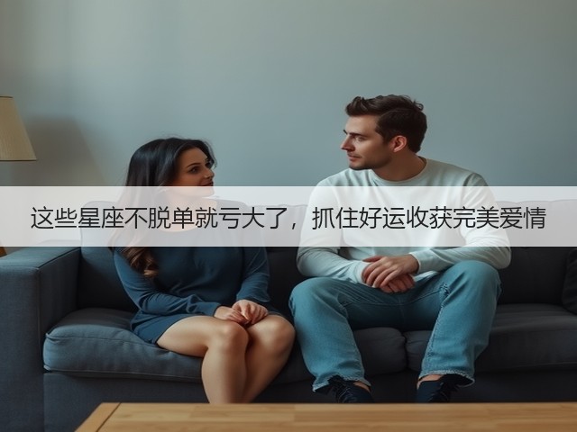 这些星座不脱单就亏大了，抓住好运收获完美爱情(图1)