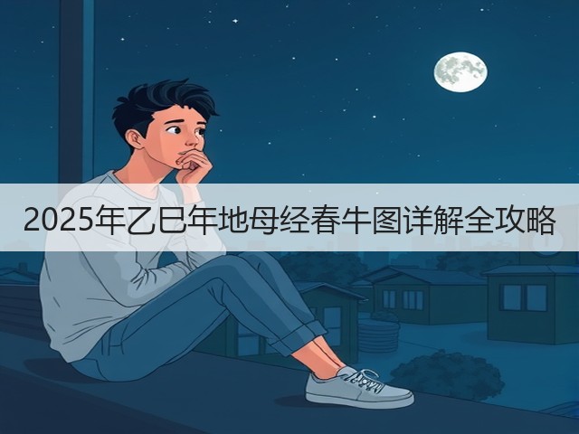 2025年乙巳年地母经春牛图详解全攻略(图3) 2025年乙巳年地母经春牛图详解全攻略(图3)