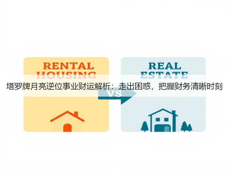 塔罗牌月亮逆位事业财运解析：走出困惑，把握财务清晰时刻