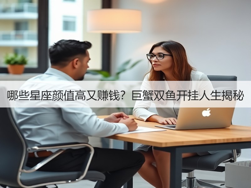 哪些星座颜值高又赚钱？巨蟹双鱼开挂人生揭秘