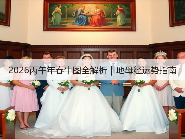 2026丙午年春牛图全解析｜地母经运势指南(图1)