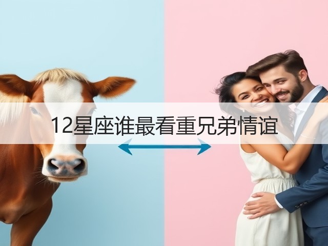12星座谁最看重兄弟情谊(图2) 12星座谁最看重兄弟情谊(图2)