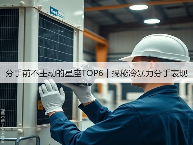 分手前不主动的星座TOP6｜揭秘冷暴力分手表现(图1)