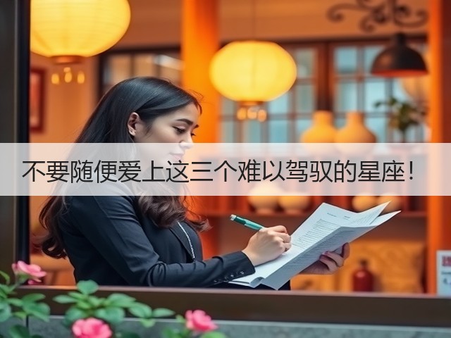 不要随便爱上这三个难以驾驭的星座！(图2)