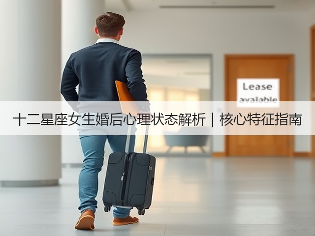 十二星座女生婚后心理状态解析｜核心特征指南(图3)
