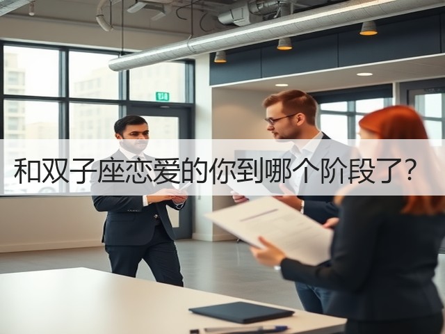 和双子座恋爱的你到哪个阶段了？(图1)