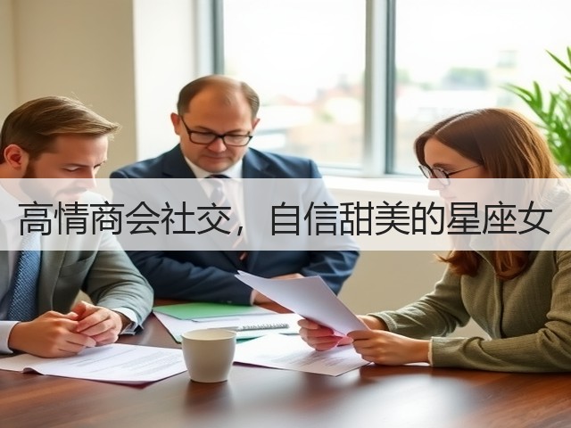 高情商会社交,自信甜美的星座女(图3) 高情商会社交,自信甜美的星座女(图3)