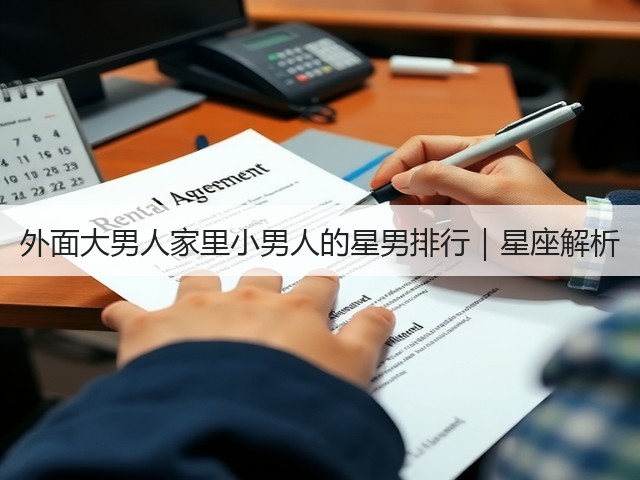 外面大男人家里小男人的星男排行|星座解析(图3) 外面大男人家里小男人的星男排行|星座解析(图3)