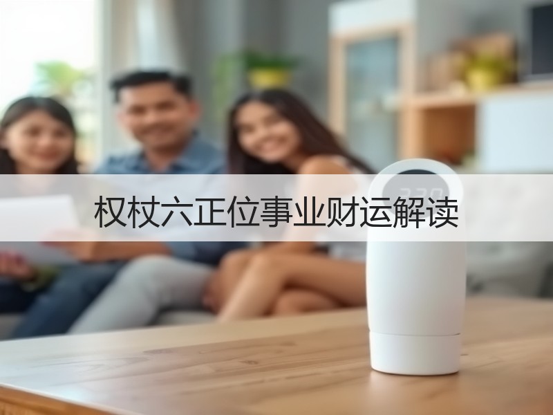权杖六正位事业财运解读