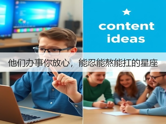 他们办事你放心,能忍能熬能扛的星座(图1) 他们办事你放心,能忍能熬能扛的星座(图1)