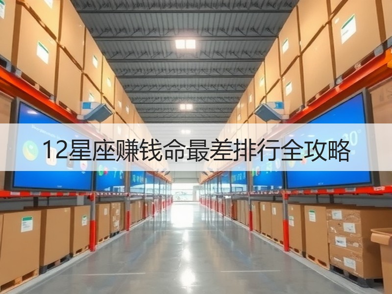12星座赚钱命最差排行全攻略