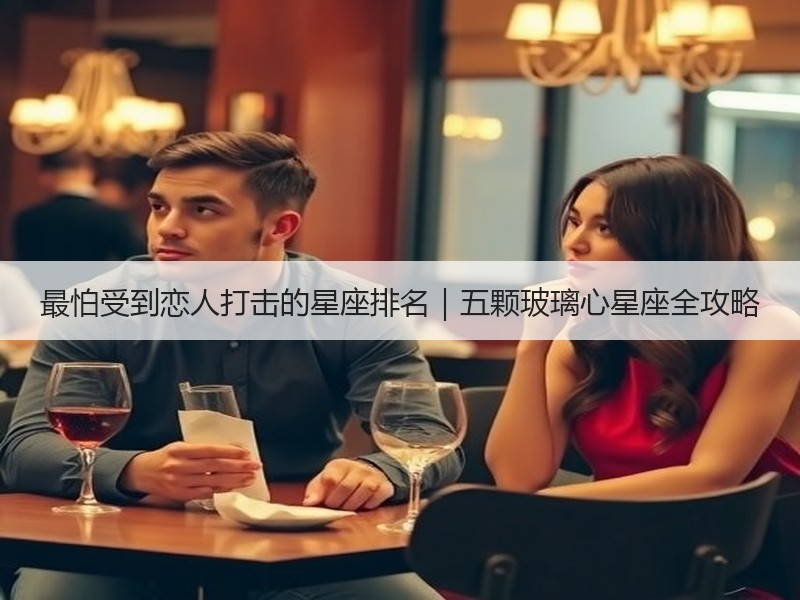 最怕受到恋人打击的星座排名｜五颗玻璃心星座全攻略