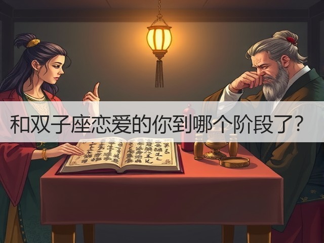 和双子座恋爱的你到哪个阶段了？(图2)