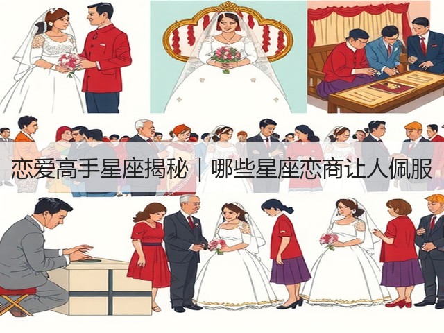 恋爱高手星座揭秘|哪些星座恋商让人佩服(图1) 恋爱高手星座揭秘|哪些星座恋商让人佩服(图1)
