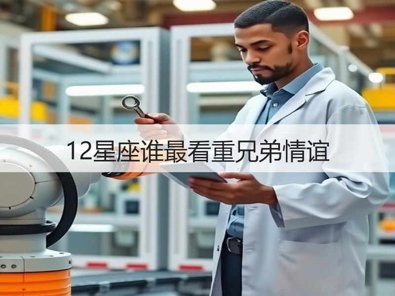 12星座谁最看重兄弟情谊