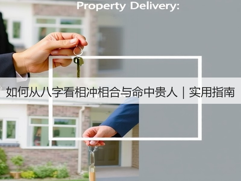 如何从八字看相冲相合与命中贵人｜实用指南