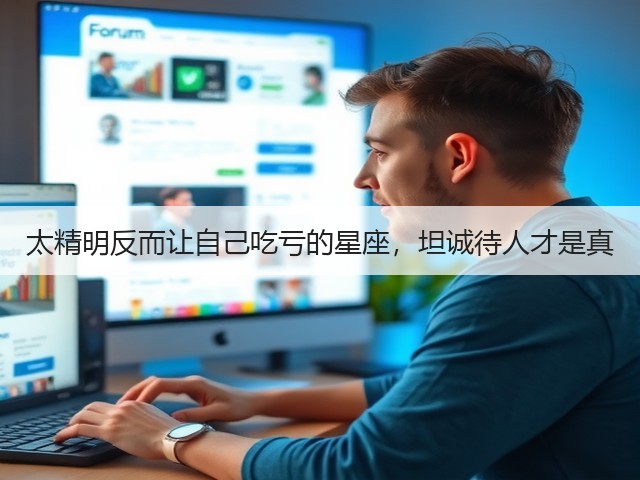 太精明反而让自己吃亏的星座,坦诚待人才是真(图1) 太精明反而让自己吃亏的星座,坦诚待人才是真(图1)