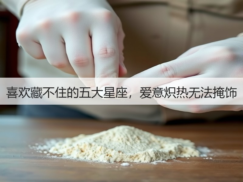 喜欢藏不住的五大星座，爱意炽热无法掩饰
