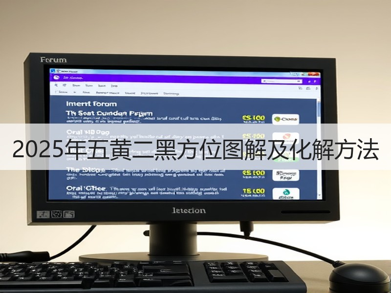 2025年五黄二黑方位图解及化解方法