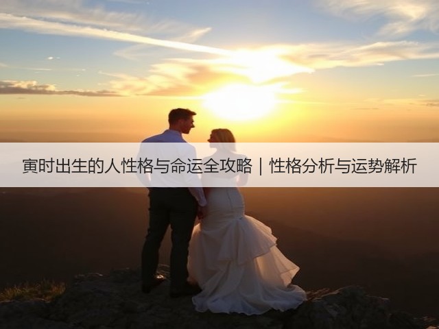 寅时出生的人性格与命运全攻略|性格分析与运势解析(图2) 寅时出生的人性格与命运全攻略|性格分析与运势解析(图2)