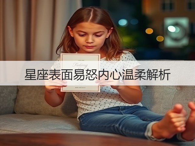 星座表面易怒内心温柔解析(图3) 星座表面易怒内心温柔解析(图3)